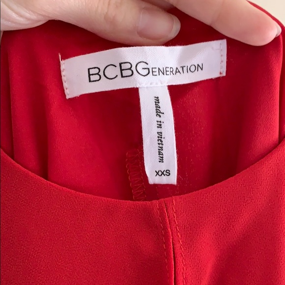 Red Dress with Ruffles - Picture 5 of 5